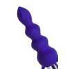 Korek analny silikonowy Twisty fioletowy 14 cm