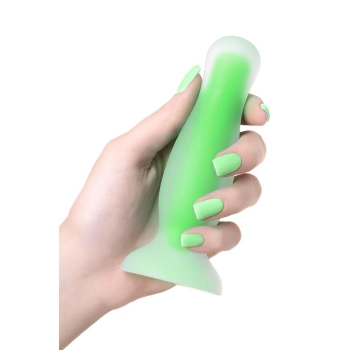 Korek analny Mortimer Glow świecący w ciemności silikonowy 12,5 cm