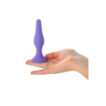 Korek analny silikonowy A Toys fioletowy