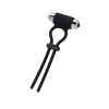 Lasso zaciskowe wibrujące A-Toys czarne silikonowe 14 cm