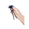 Lasso zaciskowe wibrujące A-Toys czarne silikonowe 14 cm