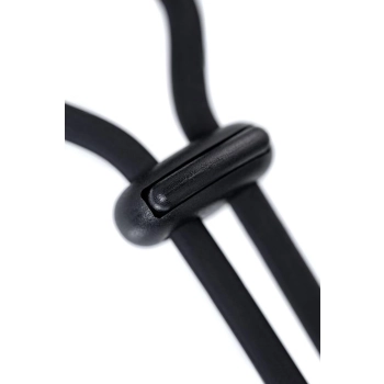 Lasso zaciskowe wibrujące A-Toys czarne silikonowe 14 cm
