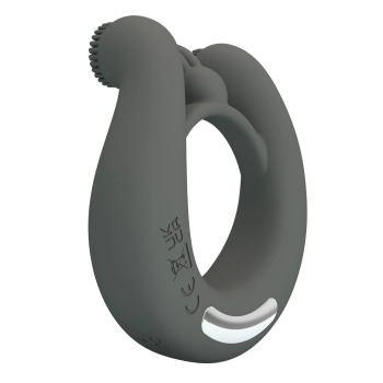 Pierścień wibrujący silikonowy Pretty Love Master Ring 12 trybów pamięci