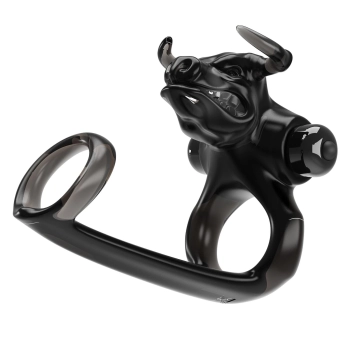 Nakładka przelotowa powiększająca Pretty Love Bull Warrior 10 wibracji