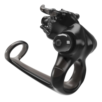 Nakładka przelotowa powiększająca Pretty Love Bull Warrior 10 wibracji