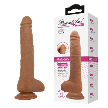 Dildo realistyczne Baile wodoodporne 28 cm
