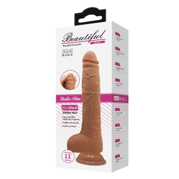 Dildo realistyczne Baile wodoodporne 28 cm