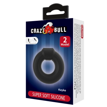 Pierścień erekcyjny super miękki silikonowy KAYKE Crazy Bull wodoodporny