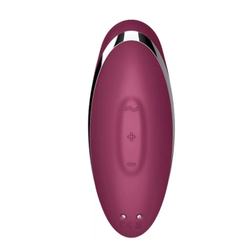 Stymulator łechtaczki Satisfyer Tap Climax 2 czerwony USB