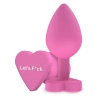 Korek analny silikonowy Lets Fuck ToyJoy różowy 8.5 cm