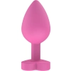 Korek analny silikonowy Lets Fuck ToyJoy różowy 8.5 cm
