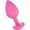 Korek analny silikonowy Lets Fuck ToyJoy różowy 8.5 cm