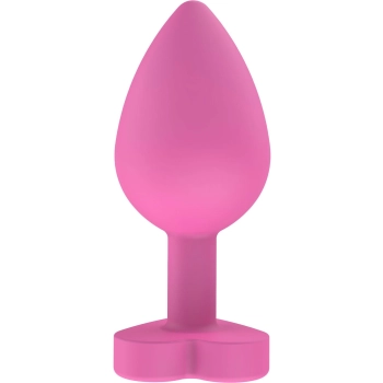 Korek analny silikonowy Lets Fuck ToyJoy różowy 8.5 cm