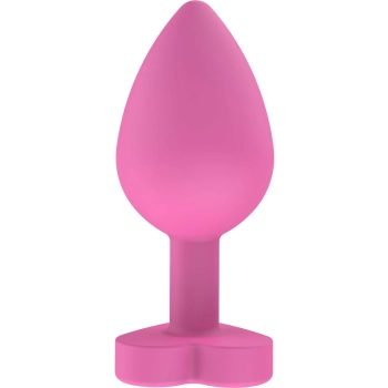 Korek analny silikonowy Lets Fuck ToyJoy różowy 8.5 cm