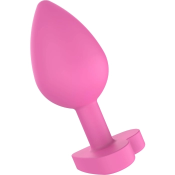 Korek analny silikonowy Lets Fuck ToyJoy różowy 8.5 cm
