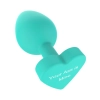 Korek analny silikonowy Twój tyłek jest mój ToyJoy zielony 8.5 cm