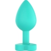 Korek analny silikonowy Twój tyłek jest mój ToyJoy zielony 8.5 cm
