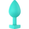 Korek analny silikonowy Twój tyłek jest mój ToyJoy zielony 8.5 cm
