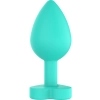 Korek analny silikonowy Twój tyłek jest mój ToyJoy zielony 8.5 cm