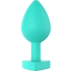 Korek analny silikonowy Twój tyłek jest mój ToyJoy zielony 8.5 cm