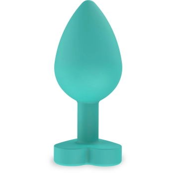 Korek analny silikonowy Twój tyłek jest mój ToyJoy zielony 8.5 cm
