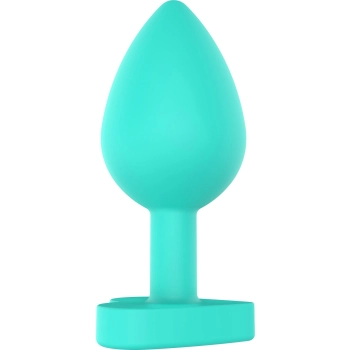 Korek analny silikonowy Twój tyłek jest mój ToyJoy zielony 8.5 cm