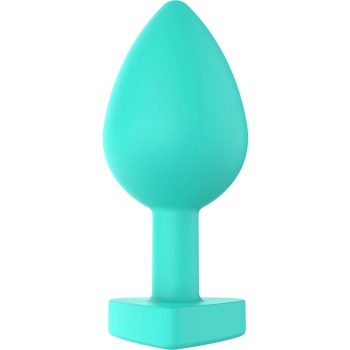 Korek analny silikonowy Twój tyłek jest mój ToyJoy zielony 8.5 cm