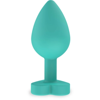 Korek analny silikonowy Twój tyłek jest mój ToyJoy zielony 8.5 cm