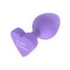 Korek analny silikonowy Secret Entrance ToyJoy fioletowy 8.5 cm