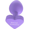 Korek analny silikonowy Secret Entrance ToyJoy fioletowy 8.5 cm