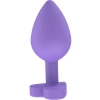 Korek analny silikonowy Secret Entrance ToyJoy fioletowy 8.5 cm