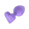 Korek analny silikonowy Secret Entrance ToyJoy fioletowy 8.5 cm