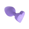 Korek analny silikonowy Secret Entrance ToyJoy fioletowy 8.5 cm