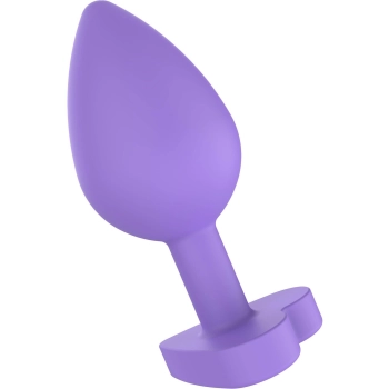 Korek analny silikonowy Secret Entrance ToyJoy fioletowy 8.5 cm