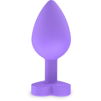 Korek analny silikonowy Secret Entrance ToyJoy fioletowy 8.5 cm