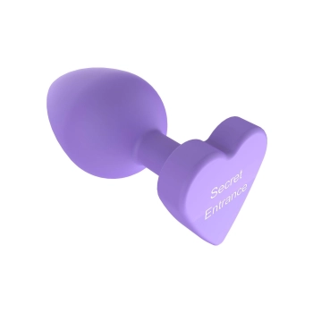 Korek analny silikonowy Secret Entrance ToyJoy fioletowy 8.5 cm