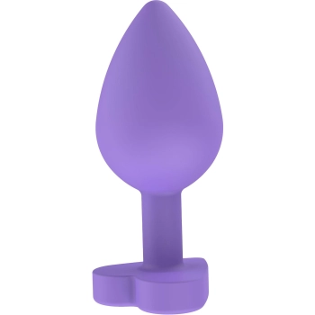 Korek analny silikonowy Secret Entrance ToyJoy fioletowy 8.5 cm