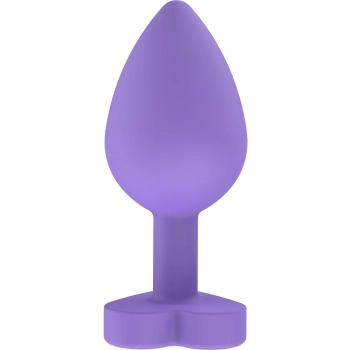 Korek analny silikonowy Secret Entrance ToyJoy fioletowy 8.5 cm