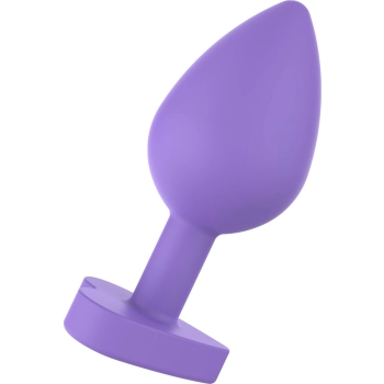 Korek analny silikonowy Secret Entrance ToyJoy fioletowy 8.5 cm