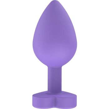 Korek analny silikonowy Secret Entrance ToyJoy fioletowy 8.5 cm