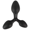 Potrójny korek analny Black Velvets silikonowy 13 8 cm