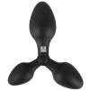Potrójny korek analny Black Velvets silikonowy 13 8 cm