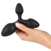 Potrójny korek analny Black Velvets silikonowy 13 8 cm