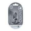 Silikonowy korek analny Ouch medium metaliczny 79 cm