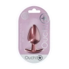 Korek analny silikonowy Ouch! Large 8,9 cm różowe złoto