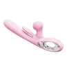 Wibrator króliczek różowy Bliss Bunny z uderzeniami silikonowy USB