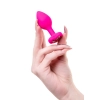Korek analny ToDo Diamond Heart różowy miniaturowy 7 cm