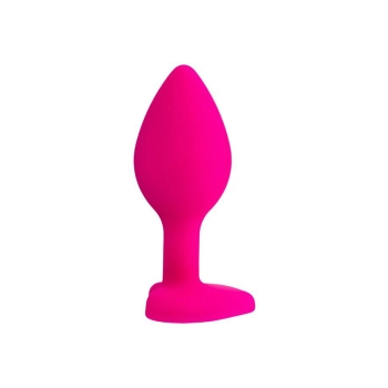 Korek analny ToDo Diamond Heart różowy miniaturowy 7 cm
