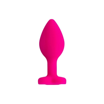 Korek analny ToDo Diamond Heart różowy miniaturowy 7 cm