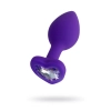 Korek analny ToDo Diamond Heart fioletowy 7 cm